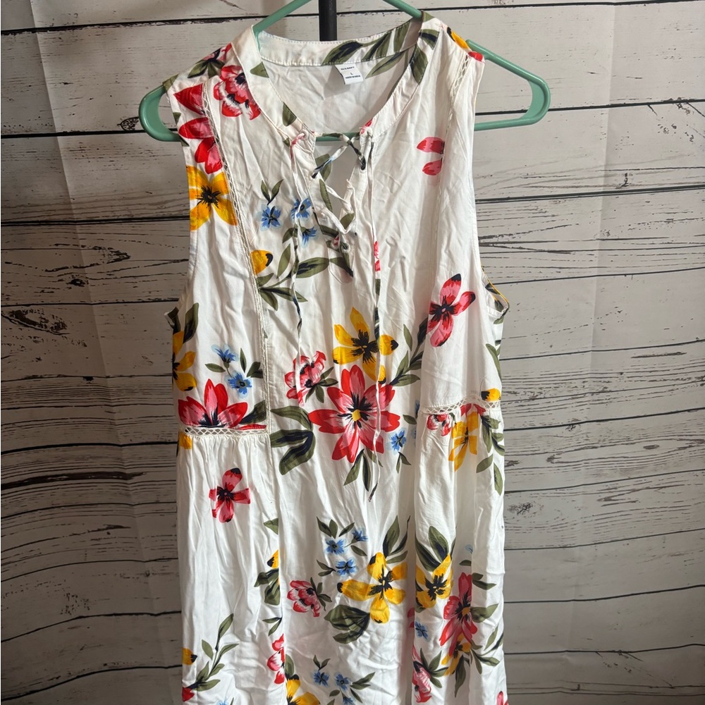 Old Navy Floral Sleeveless Dress